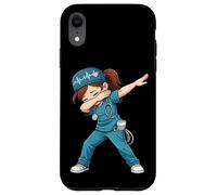 Custodia per iPhone XR Ecografista Divertente Ultrasuoni Tech Dab Pose Medical Dabbing