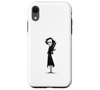 Custodia per iPhone XR Edgar Allan Poe Beloved Cat