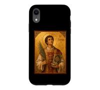 Custodia per iPhone XR Elegante icona cattolica di Santo Stefano