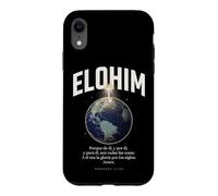 Custodia per iPhone XR Elohim All Things Are From Him Christian Spanish Bibbia Verse