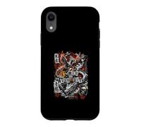 Custodia per iPhone XR Ember E Tempesta Fenice Drago Caos Equilibrio