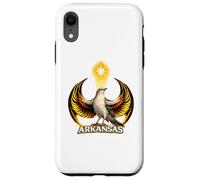 Custodia per iPhone XR Emblema della resistenza del tordo dell'Arkansas