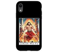 Custodia per iPhone XR Epic Japanese Anime Christian Faith Bible Graphic - Samson