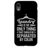 Custodia per iPhone XR Eracism Laundry Only Thing Separated By Color End Racism