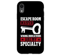 Custodia per iPhone XR Escape Room Master Indicazioni sbagliate sono il mio gioco di specialità