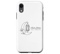 Custodia per iPhone XR Estetica della lanterna lunare del mese sacro islamico di Ramadan Mubarak