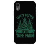 Custodia per iPhone XR Evergreen Grower Holiday Harvest Divertente