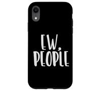 Custodia per iPhone XR EW, PERSONE INTROVERT Stay Home Inside Meme divertente