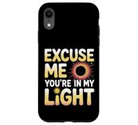 Custodia per iPhone XR Excuse Me You're In My Light Science Astronomy Nerd -