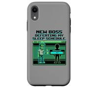 Custodia per iPhone XR Expecting Dad Gamer New Boss Sleep Schedule