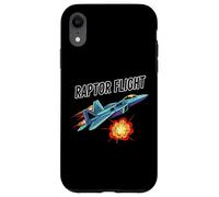Custodia per iPhone XR F22 Raptor Stealth Fighter Jet Aircraft Design Regalo
