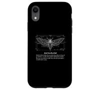 Custodia per iPhone XR Falena del falco della testa della morte