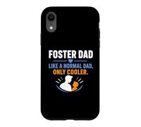Custodia per iPhone XR Family Parenting Foster Dad Like A Normal Dad Only Cooler