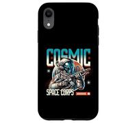 Custodia per iPhone XR Fantascienza Cosmic Space Corps Alien Warrior Battalion