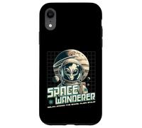 Custodia per iPhone XR Fantascienza Spazio Wanderer Relax Tra Le Stelle Stile Alieno