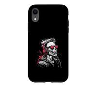 Custodia per iPhone XR Fantastico zombie con cuffie - Musica & Dark Humor Design