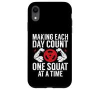 Custodia per iPhone XR Fare in modo che ogni giorno conti uno Squat alla volta Personal Trainer