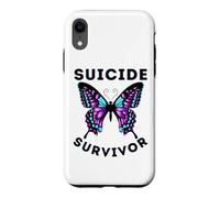 Custodia per iPhone XR Farfalla Suicide Sopravvissuto Consapevolezza Prevenzione Kid Boy Girl