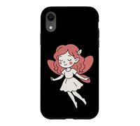 Custodia per iPhone XR Fata Danzante dai Capelli Rossi con le Ali