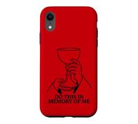 Custodia per iPhone XR Fate questo in memoria di me Eucaristia Messa cattolica
