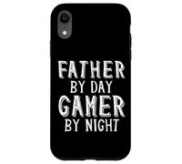 Custodia per iPhone XR Father By Day Gamer By Night Geek Nerd Gaming Dad Gamers
