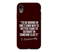 Custodia per iPhone XR Fëdor Dostoevskij Delitto e castigo Filosofia classica