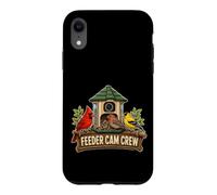 Custodia per iPhone XR FEEDER CAM CREW Birdwatching Mangiatoia con Camera