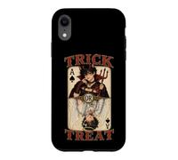 Custodia per iPhone XR Femboy Crossdressing Trick or Treat Devil Angel - Carte da gioco