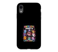 Custodia per iPhone XR Festa Axolotl DJ Disco Celebrazione Fun