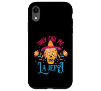 Custodia per iPhone XR Festa della mamma latina o messicana Design per Mi chiamano la Jefa