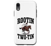 Custodia per iPhone XR Festa western per il 2° compleanno di Rootin Two Tin Cowboy