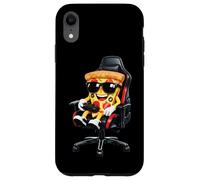 Custodia per iPhone XR Fetta divertente del livello dell'alimento della sedia di gioco del controller del giocatore della