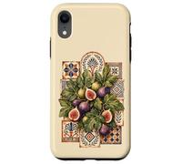 Custodia per iPhone XR Fichi Greci Piastrelle Mosaico Mediterraneo Antico