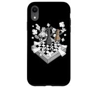 Custodia per iPhone XR Figure di battaglia di scacchi Chessman Scacco matto Scacchi