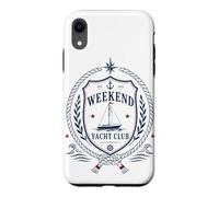 Custodia per iPhone XR Fine settimana dello Yacht Club Crest Sailorcore Fishermencore