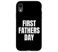 Custodia per iPhone XR First Fathers Day New Dad Legend Begins Now Tees And More