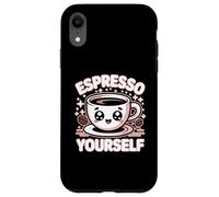 Custodia per iPhone XR First I Drink The Coffee Then I Do The Things