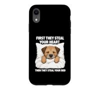 Custodia per iPhone XR First They Steal Your Heart - Border Terrier Amante Dog Mom