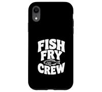 Custodia per iPhone XR Fish Fry Crew Amanti della pesca Fun Team