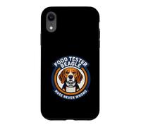 Custodia per iPhone XR Food Tester Beagle Nose non sbaglia mai l'umorismo
