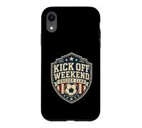 Custodia per iPhone XR Football Collection Kick off the Weekend Soccer Club