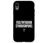 Custodia per iPhone XR For God So Loved The World FGSLTWTHGOB Faith Christian