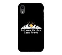 Custodia per iPhone XR For I Know the Plans I Have For You Bible Jeremiah 29:11 God