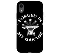 Custodia per iPhone XR Forged In My Garage Divertente Blacksmith Metalworking Anvil Regalo