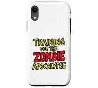 Custodia per iPhone XR Formazione per l'Apocalisse Zombie Survival Fitness Graphic
