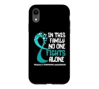 Custodia per iPhone XR Fragile X Sindrome Consapevolezza Nastro Speranza Famiglia Fighter