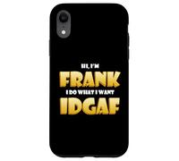 Custodia per iPhone XR Frank Costume IDGAF Funny Meme Halloween Costume For Franks