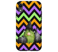 Custodia per iPhone XR Frankenstein Halloween gnomo verde carino mostro spettrale