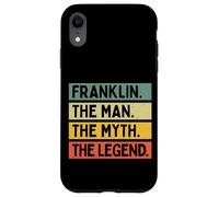 Custodia per iPhone XR Franklin The Man The Myth The Legend Funny Personalizzato