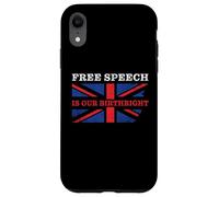 Custodia per iPhone XR Free Speech is Our Birthright - Anti-Woke Conservative Quote